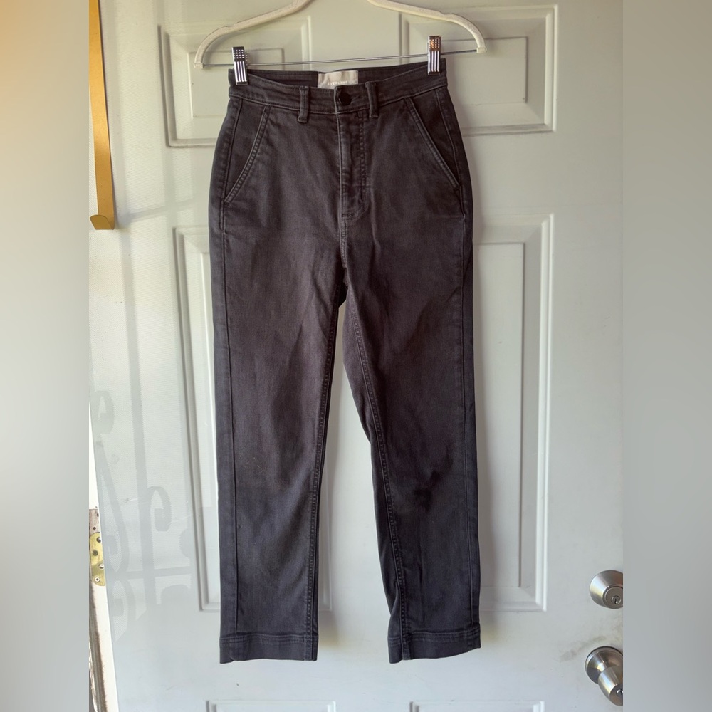Everlane black crop pants size 00